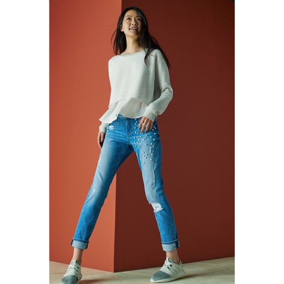 🌟STS Blue Taylor Tomboy Distress Pearl Boyfriend - Picture 3 of 8